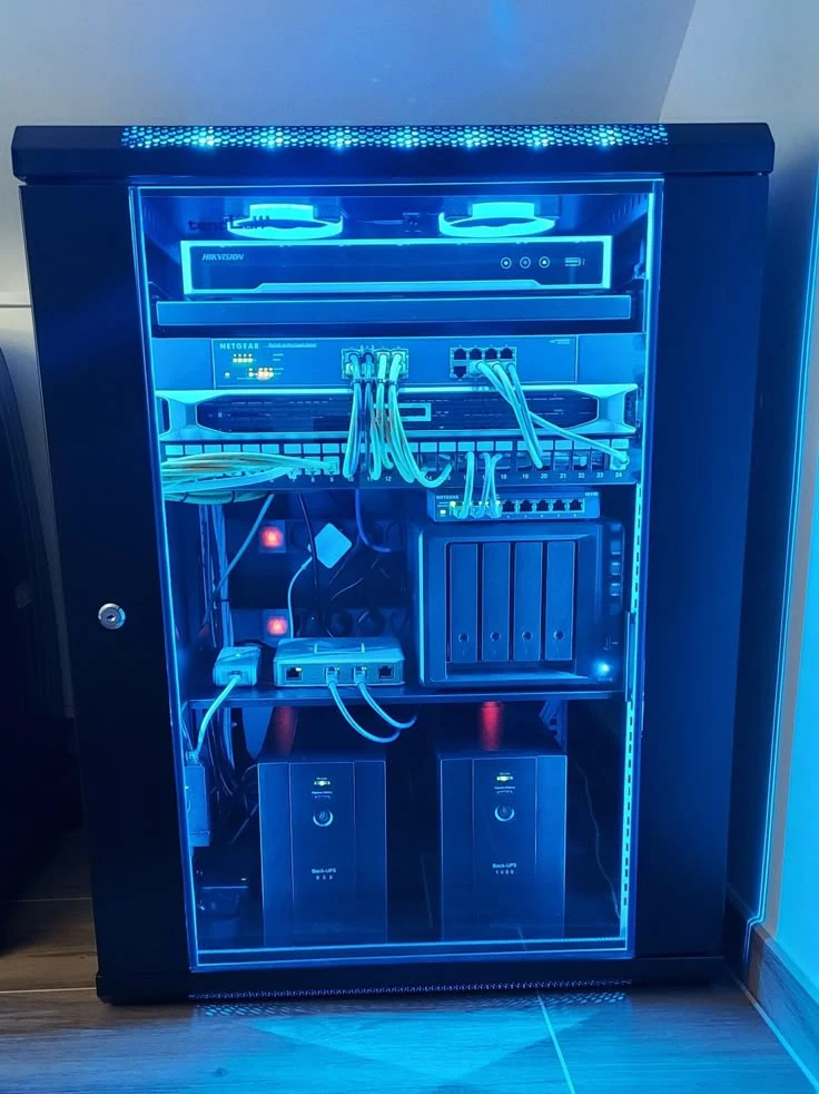 Network equipment, switching and organised cabling